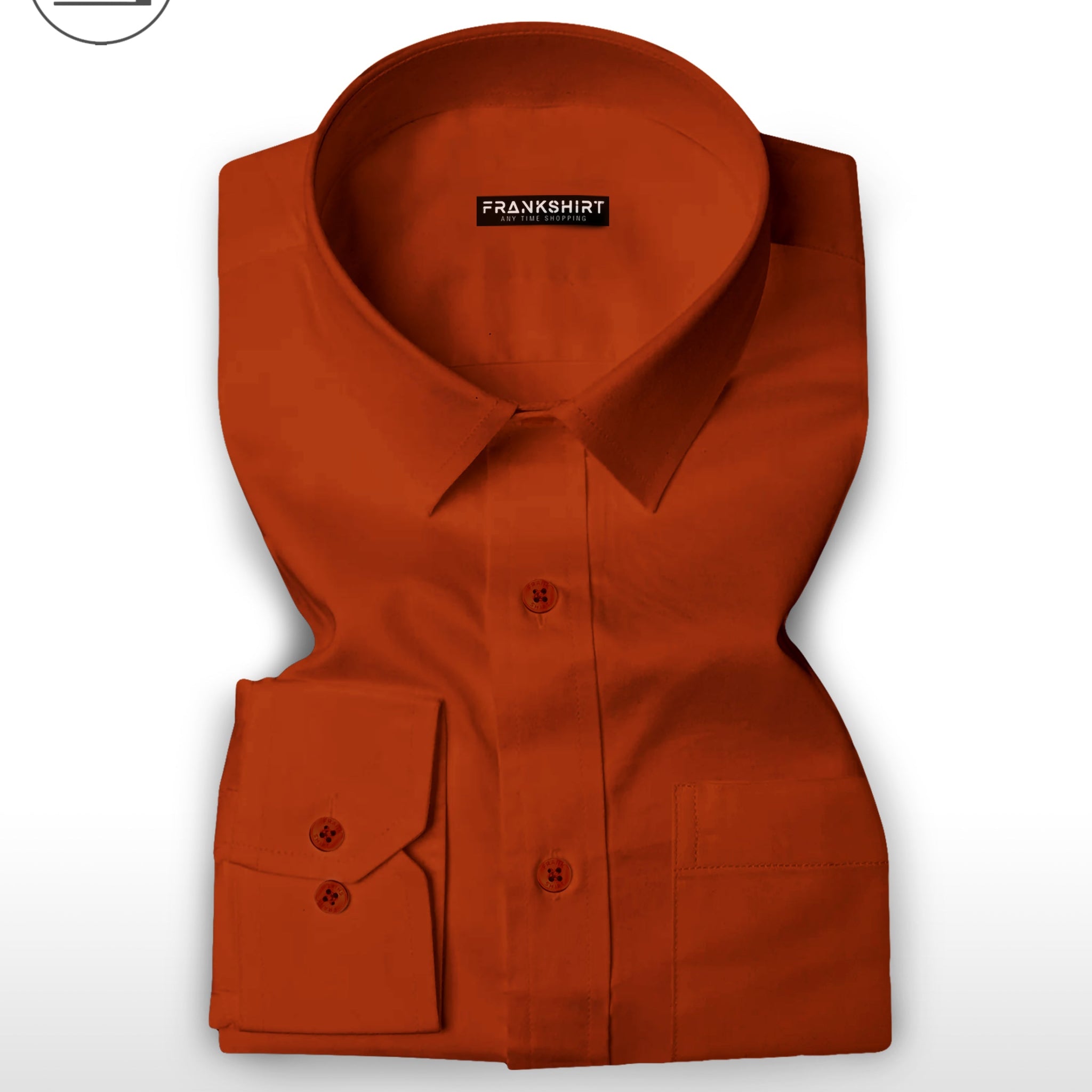 Orange I Formal Shirt I Regular Fit I 100% Cotton Shirt