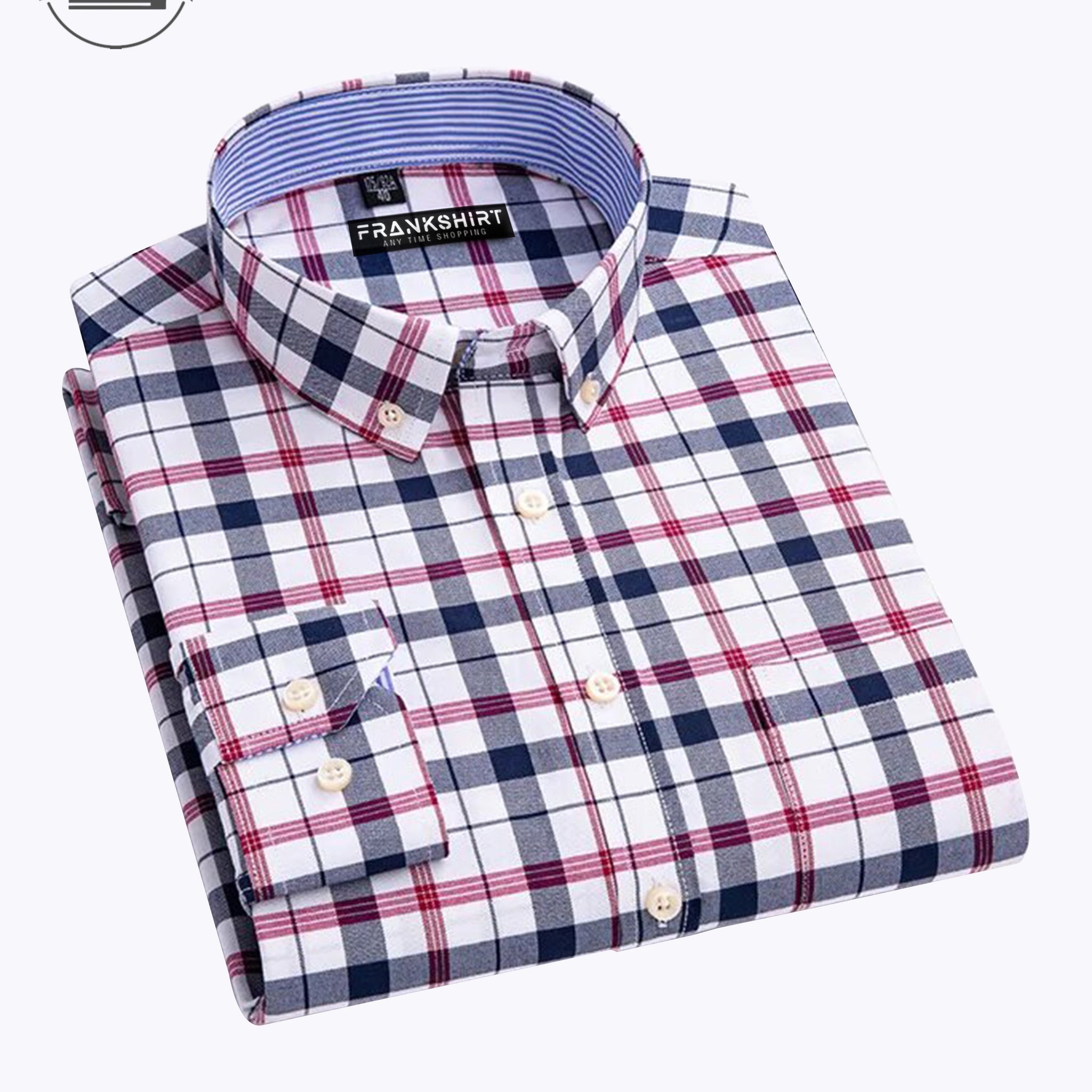 Black and Pink Check I Regular Fit I 100% Cotton Shirt