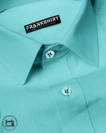 Turquoise I Formal Shirt I Regular Fit I 100% Cotton Shirt