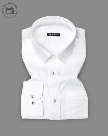 Pearl White I Formal Shirt I Regular Fit I 100% Cotton Shirt