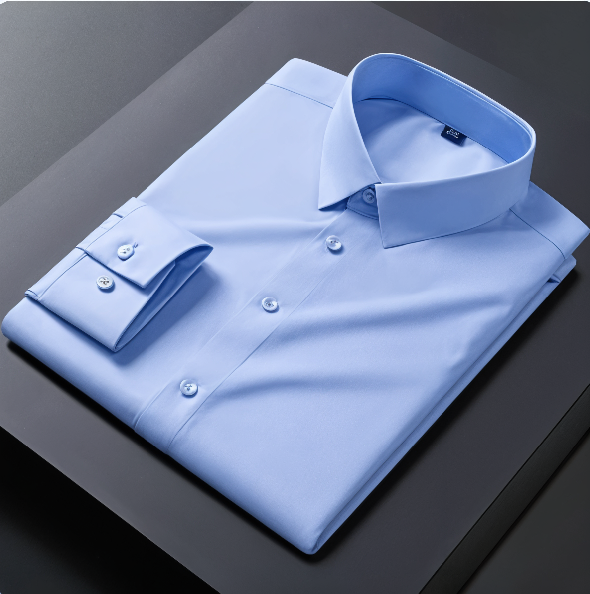 Premium Sky Blue Cotton Solid Shirt for Man